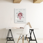 Poster Baby Girl BEIGE - Balance