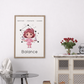 Poster Baby Girl BEIGE - Balance