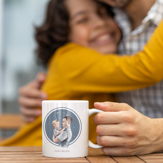 Mug Papa Bélier et son fils