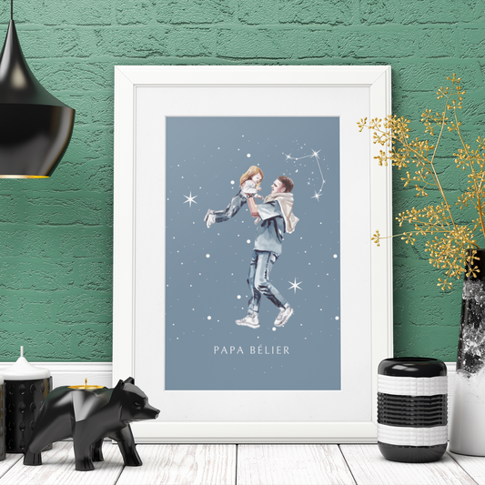 Poster Papa Bélier et sa fille