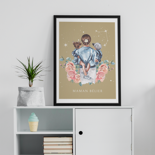 Poster Maman Bélier avec son fils et sa fille