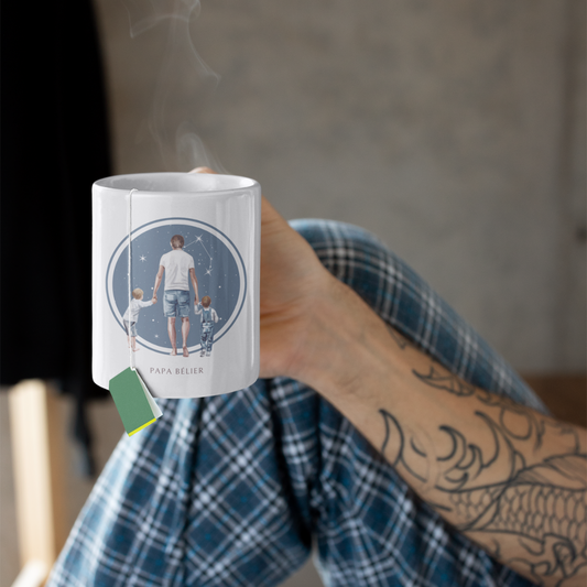 Mug Papa Bélier et ses fils
