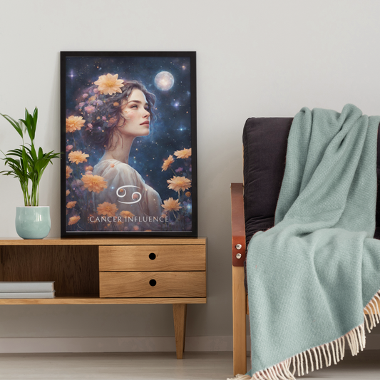 Poster Astrologique Cancer - Sophie, Femme Cancer