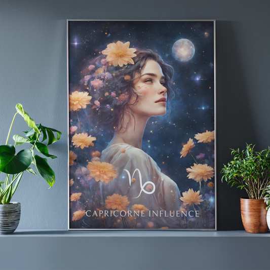 Poster Astrologique Capricorne - Sophie, Femme Capricorne