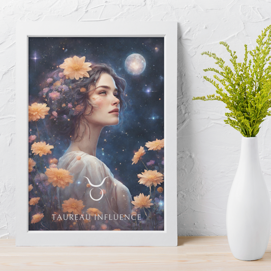 Poster Astrologique Taureau - Sophie, Femme Taureau