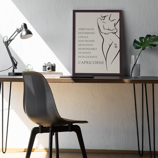 Poster Femme Capricorne