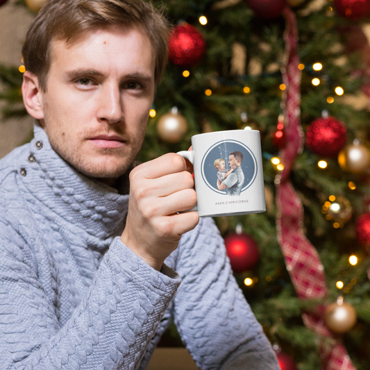 Mug Papa Capricorne et son fils