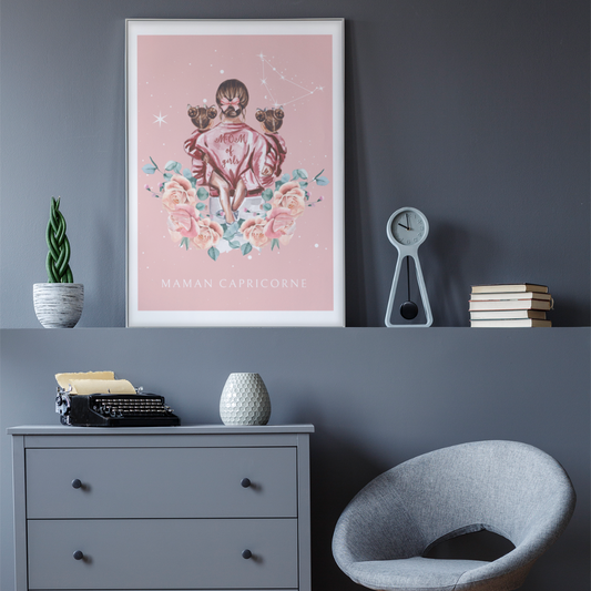Poster Maman Capricorne et ses filles
