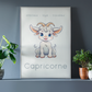 Poster Baby Boy BEIGE - Capricorne