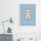 Poster Baby Boy BLEU - Capricorne