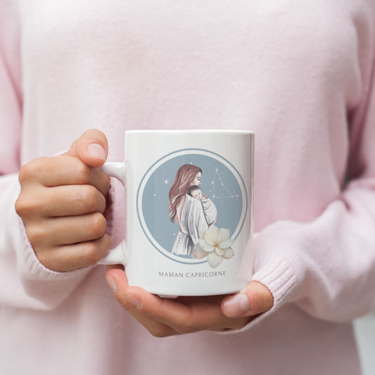 Mug Maman Capricorne et son bébé garçon