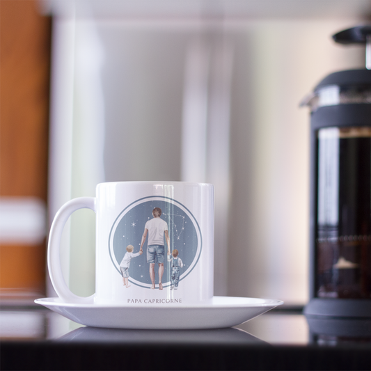 Mug Papa Capricorne et ses fils