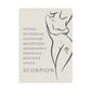 Poster Femme Scorpion