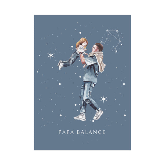 Poster Papa Balance et sa fille