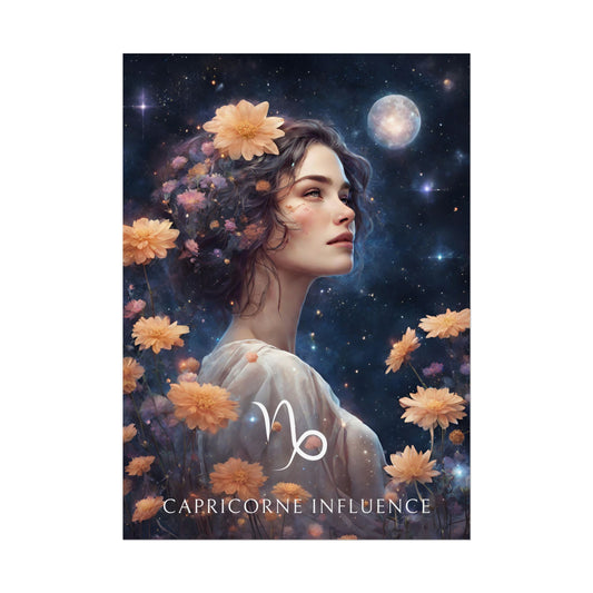 Poster Astrologique Capricorne - Sophie, Femme Capricorne