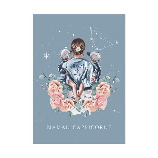 Poster Maman Capricorne et ses fils