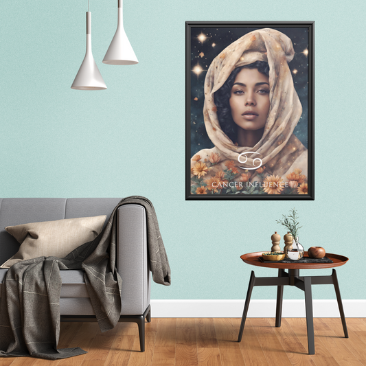 Poster Astrologique Cancer - Jihane, Femme Cancer