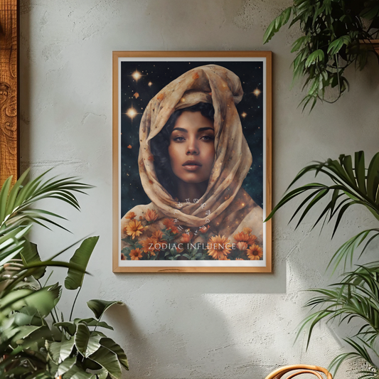 Poster Astrologique Zodiac Influence - Jihane