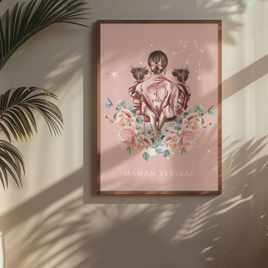 Poster Maman Verseau et ses filles