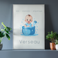 Poster Baby Boy BEIGE - Verseau