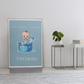 Poster Baby Boy BLEU - Verseau