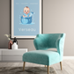 Poster Baby Boy BLEU - Verseau
