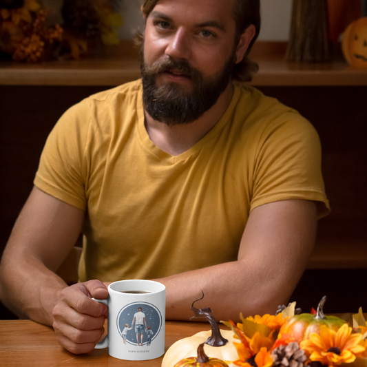 Mug Papa Verseau et ses fils