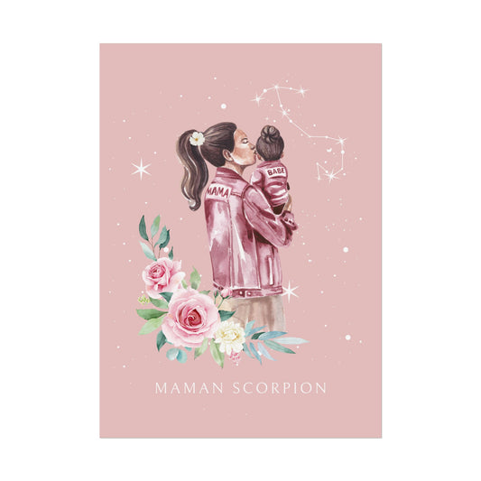 Poster Maman Scorpion et sa fille
