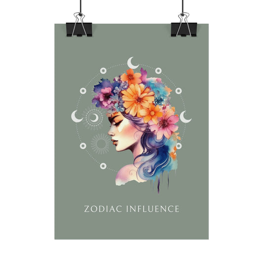 Poster Astrologique Zodiac Influence - Léa
