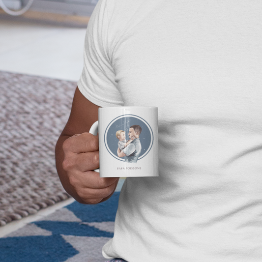 Mug Papa Poissons et son fils