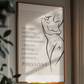 Poster Femme Poissons