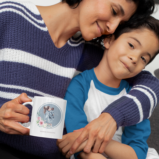 Mug Maman Poissons et son fils