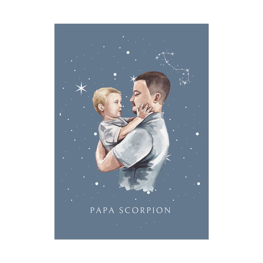 Poster Papa Scorpion et son fils