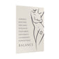Poster Femme Balance