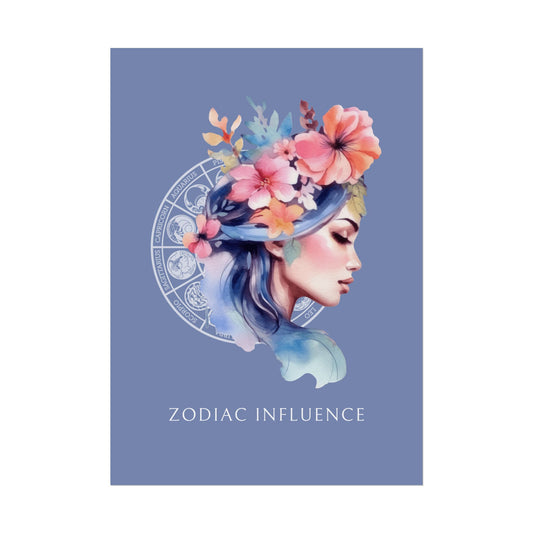 Poster Astrologique Zodiac Influence - Jasmine