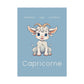 Poster Baby Boy BLEU - Capricorne