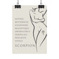 Poster Femme Scorpion