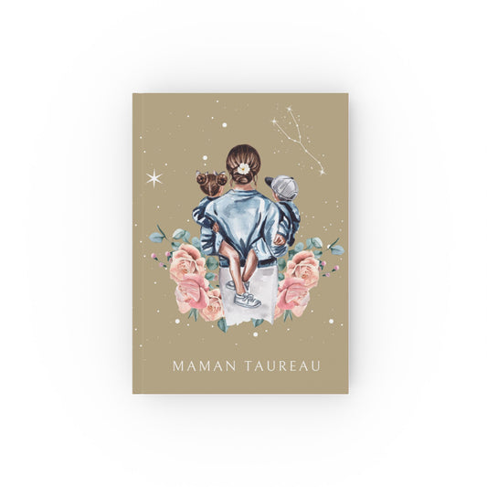 Carnet Maman Taureau avec son fils et sa fille