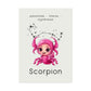 Poster Baby Girl BEIGE - Scorpion