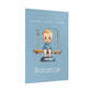 Poster Baby Boy BLEU - Balance