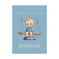 Poster Baby Boy BLEU - Balance