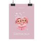 Poster Baby Girl ROSE - Gémeaux