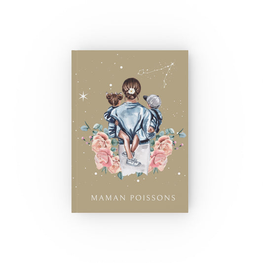 Carnet Maman Poissons avec son fils et sa fille