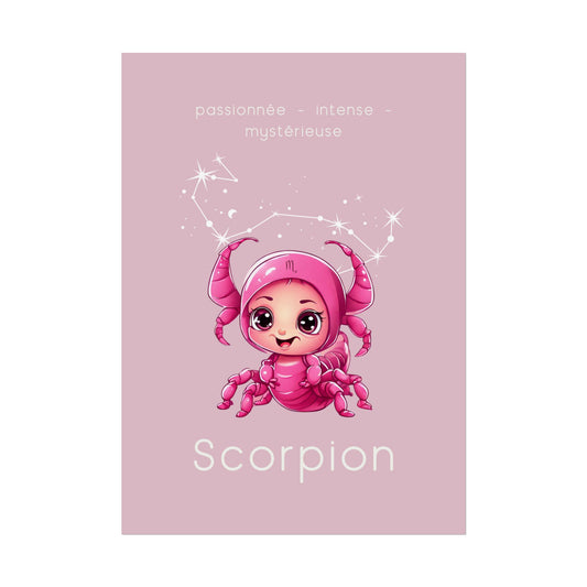 Poster Baby Girl ROSE - Scorpion