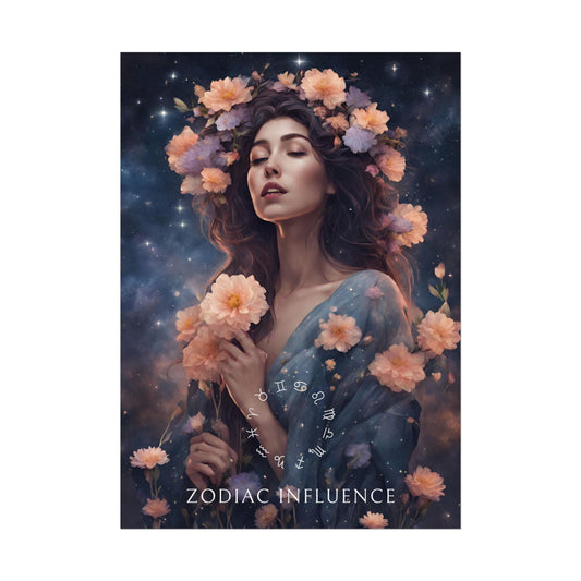 Poster Astrologique Zodiac Influence - Elisa