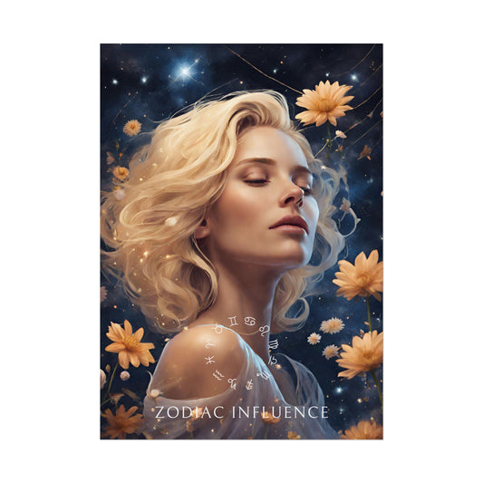 Poster Astrologique Zodiac Influence - Gabrielle