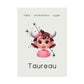 Poster Baby Girl BEIGE - Taureau