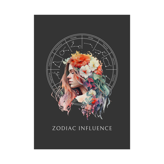 Poster Astrologique Zodiac Influence - Fanny