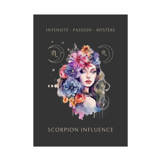 Poster Astrologique Scorpion - "Eleonore, Femme Scorpion"