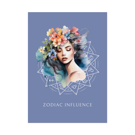 Poster Astrologique Zodiac Influence - Mélody
